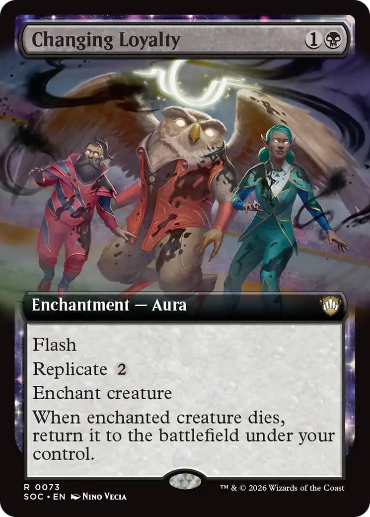 Changing Loyalty (Extended Art) [Secrets of Strixhaven Commander] | Empire Gaming NC