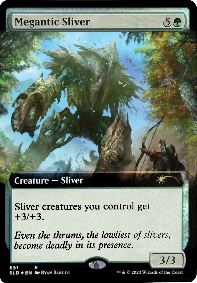 Megantic Sliver (Extended Art) [Secret Lair Drop Promos] | Empire Gaming NC