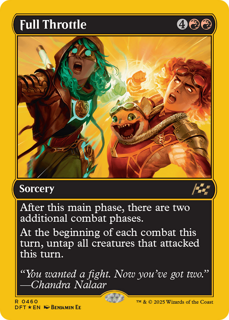 Full Throttle (First-Place Foil) [Aetherdrift] | Empire Gaming NC