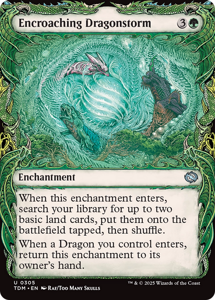 Encroaching Dragonstorm (Showcase) [Tarkir: Dragonstorm] | Empire Gaming NC