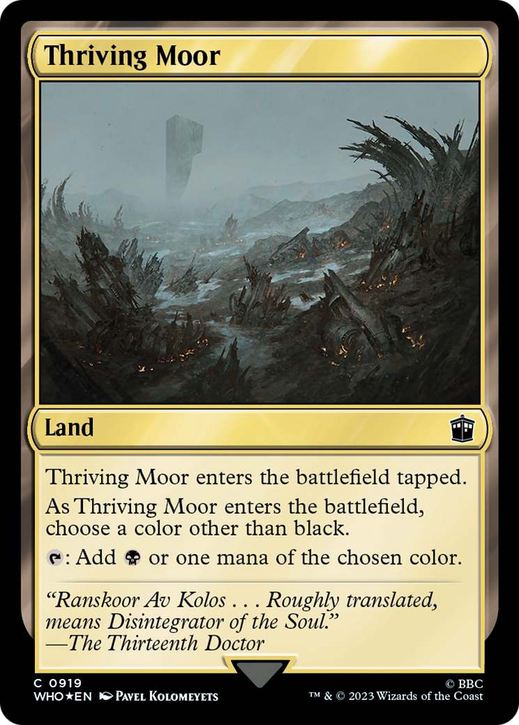 Thriving Moor (Surge Foil) [Doctor Who] | Empire Gaming NC