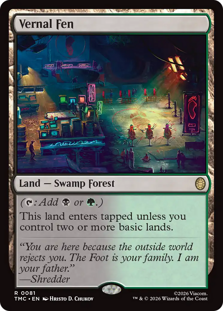 Vernal Fen [Teenage Mutant Ninja Turtles Commander] | Empire Gaming NC
