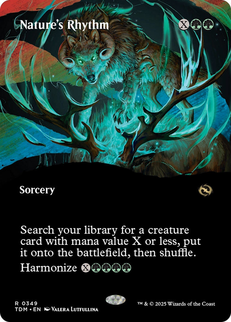 Nature's Rhythm (Borderless) [Tarkir: Dragonstorm] | Empire Gaming NC