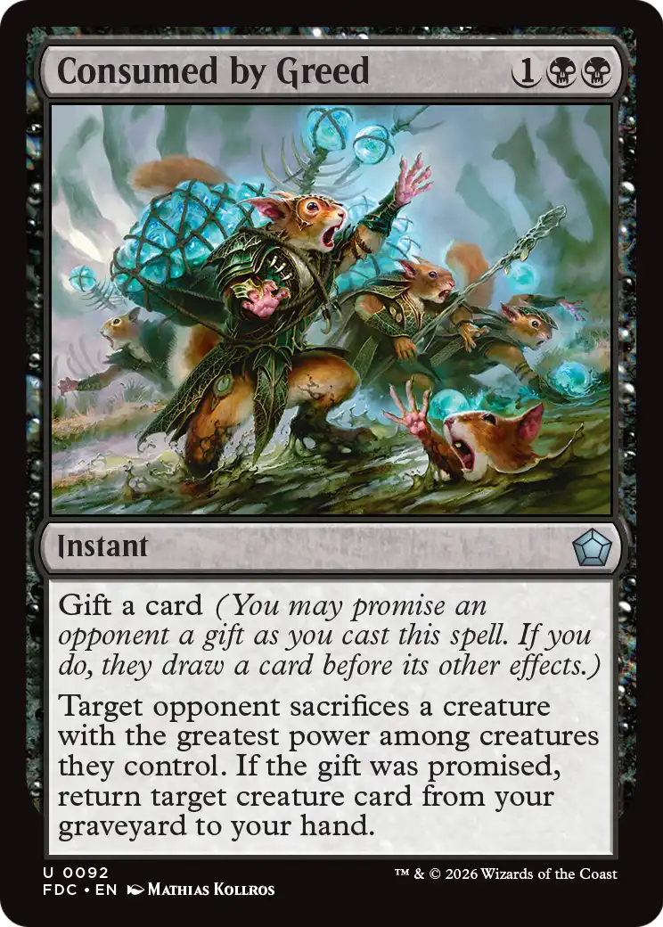Consumed by Greed [Foundations Commander] | Empire Gaming NC