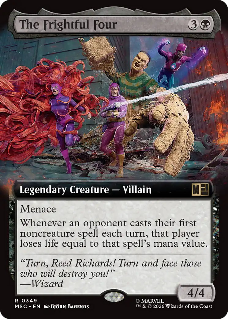 The Frightful Four (Extended Art) [Marvel Super Heroes Commander] | Empire Gaming NC