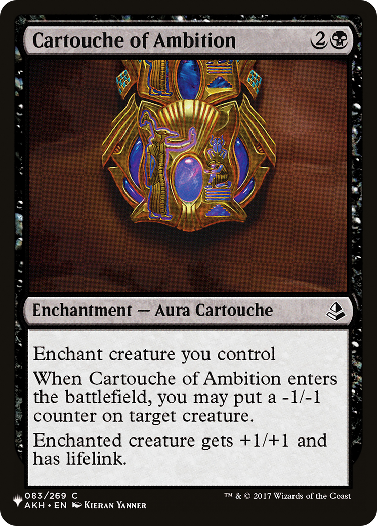 Cartouche of Ambition [The List] | Empire Gaming NC