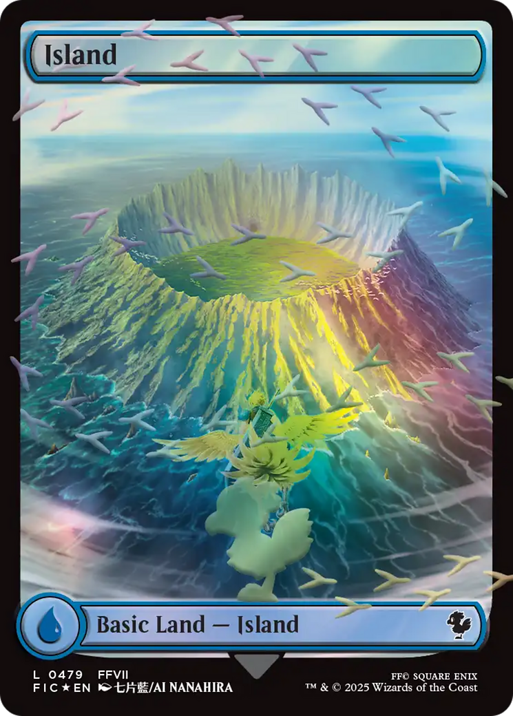 Island (Chocobo Track Foil) [FINAL FANTASY Commander] | Empire Gaming NC