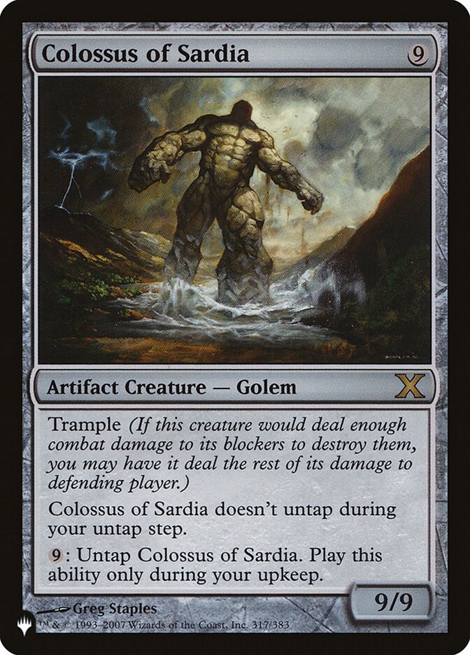 Colossus of Sardia [The List] | Empire Gaming NC