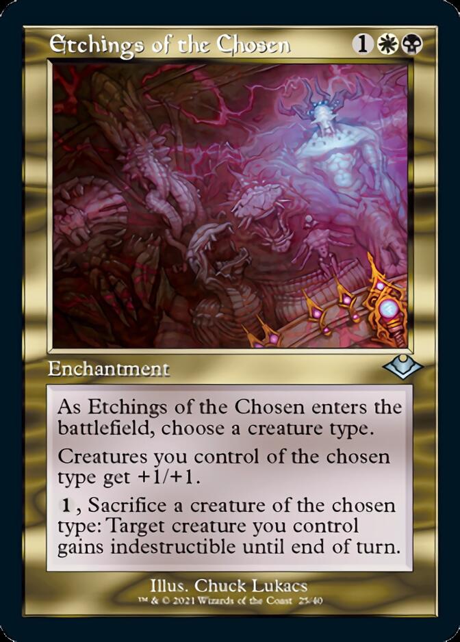 Etchings of the Chosen (Retro Foil Etched) [Modern Horizons] | Empire Gaming NC