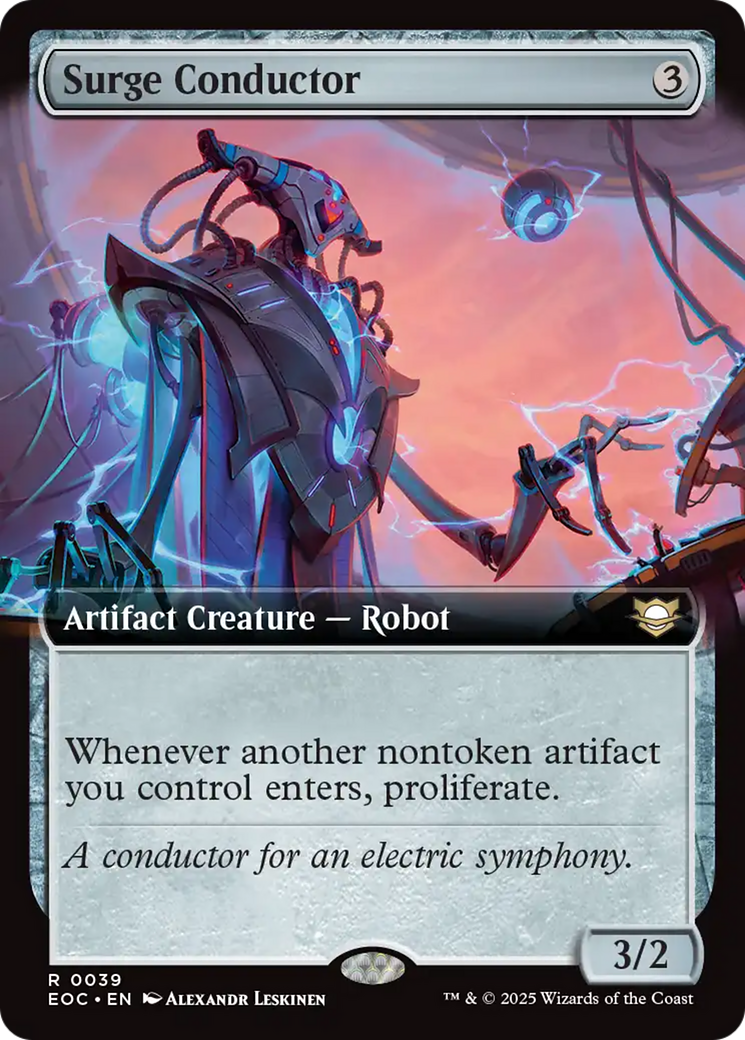 Surge Conductor (Extended Art) [Edge of Eternities Commander] | Empire Gaming NC