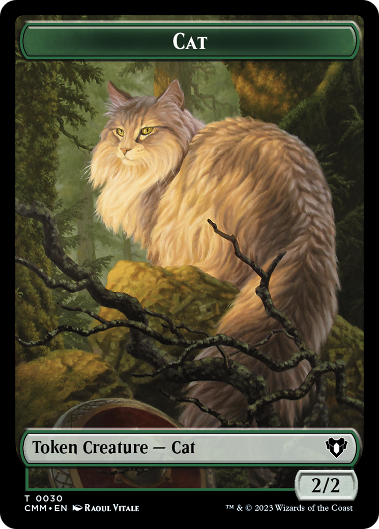 Cat Token (30) [Commander Masters Tokens] | Empire Gaming NC