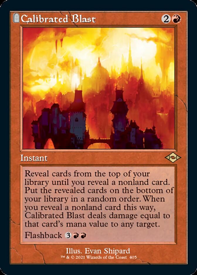 Calibrated Blast (Retro) [Modern Horizons 2] | Empire Gaming NC