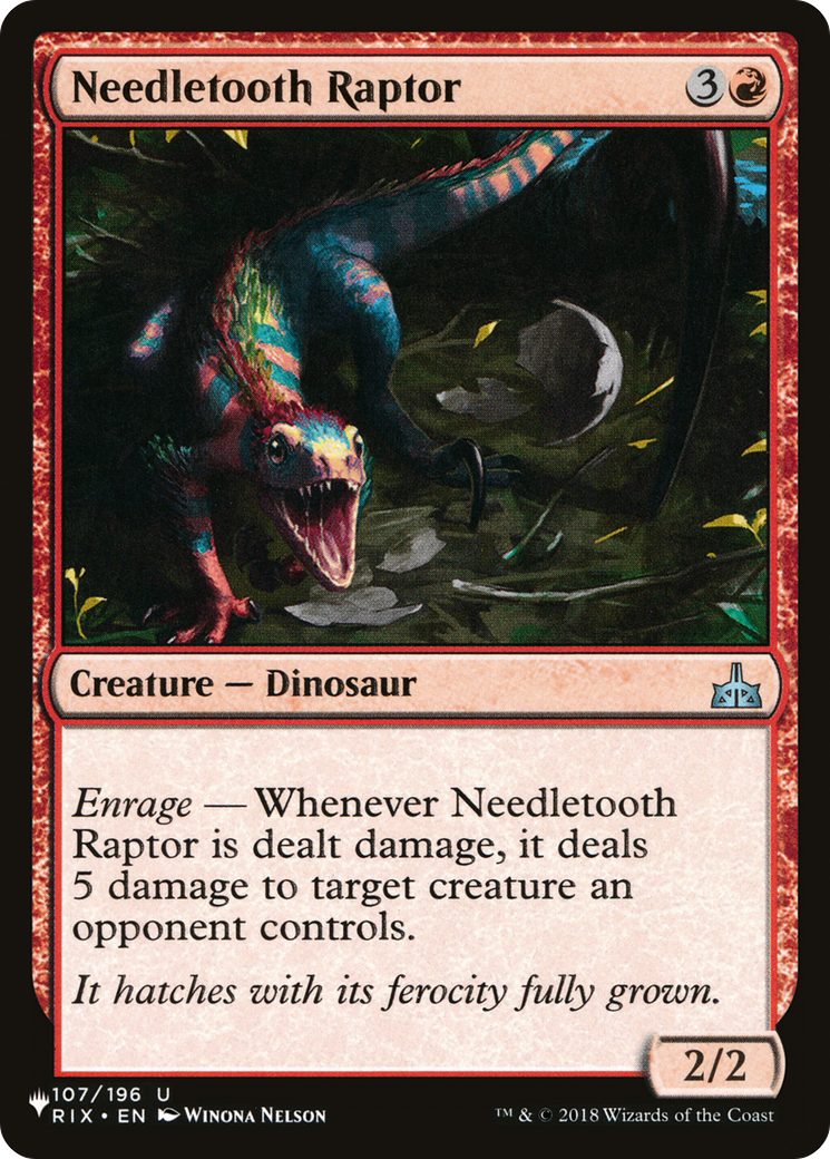 Needletooth Raptor [The List] | Empire Gaming NC