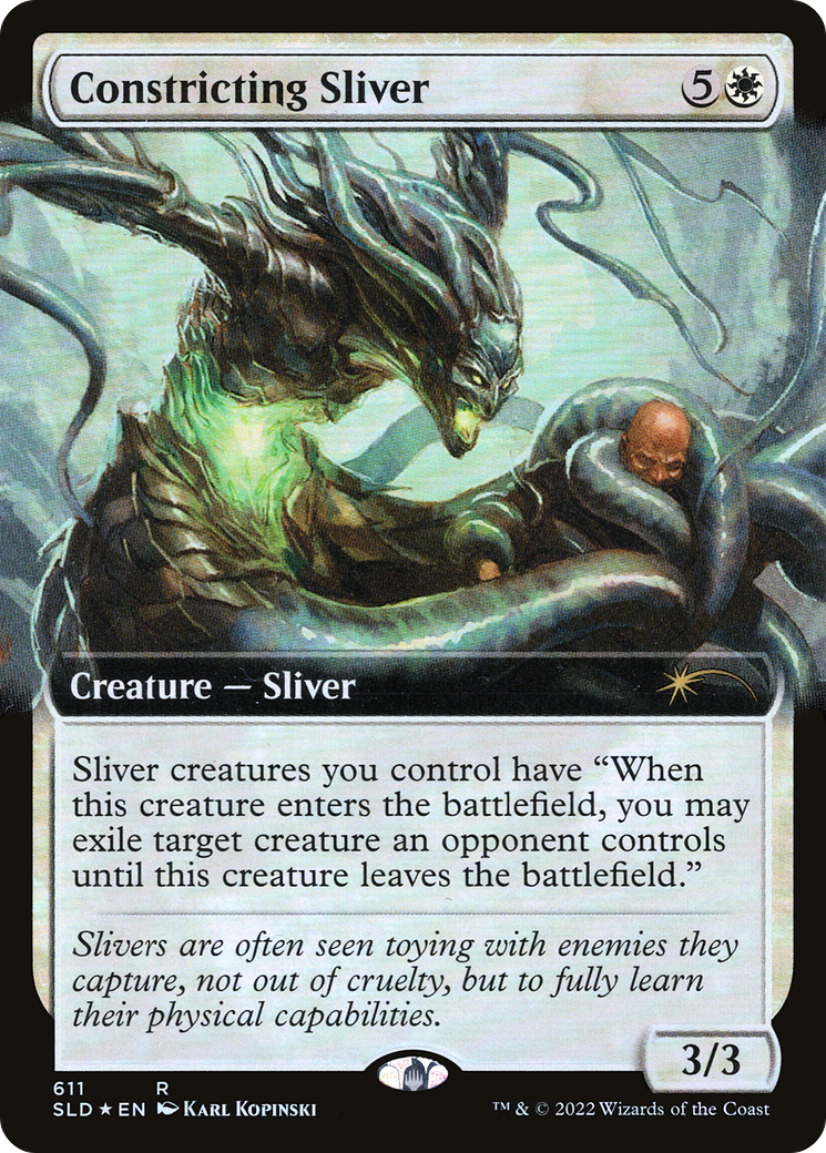 Constricting Sliver (Extended Art) [Secret Lair Drop Promos] | Empire Gaming NC