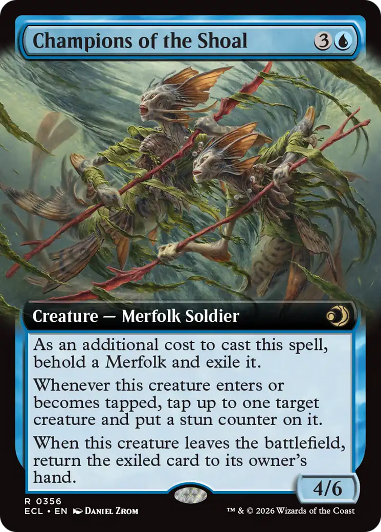 Champions of the Shoal (Extended Art) [Lorwyn Eclipsed] | Empire Gaming NC