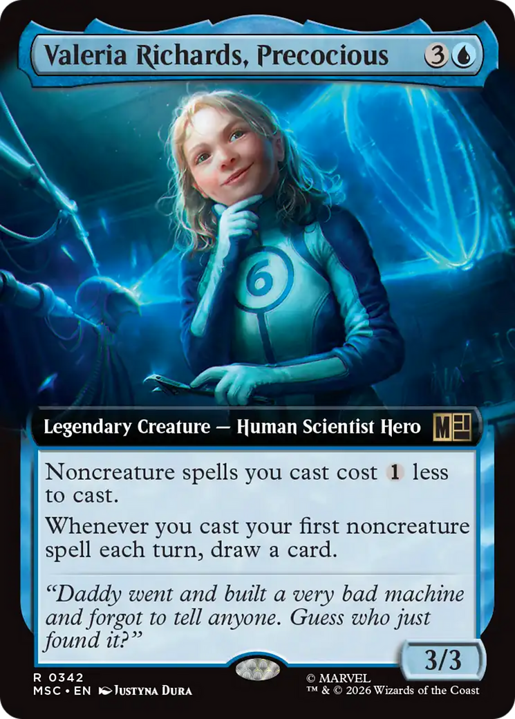 Valeria Richards, Precocious (Extended Art) [Marvel Super Heroes Commander] | Empire Gaming NC