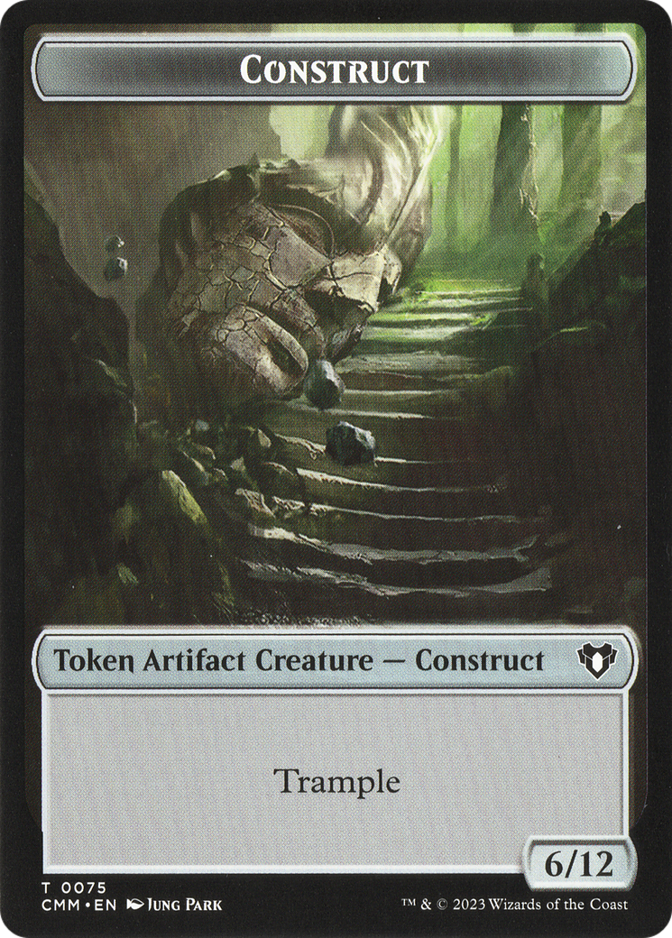 City's Blessing // Construct (0075) Double-Sided Token [Commander Masters Tokens] | Empire Gaming NC