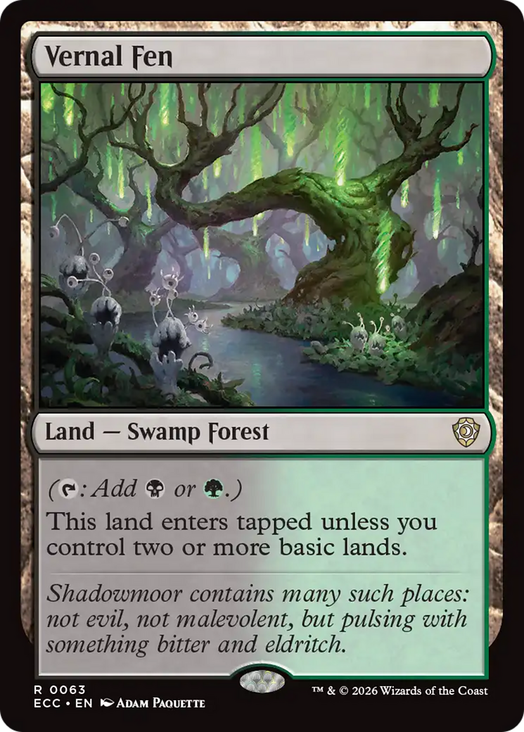 Vernal Fen [Lorwyn Eclipsed Commander] | Empire Gaming NC