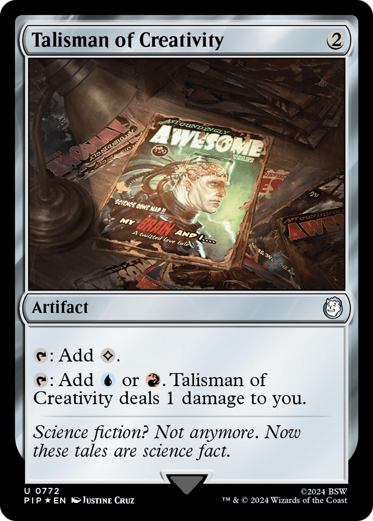 Talisman of Creativity (Surge Foil) [Fallout] | Empire Gaming NC