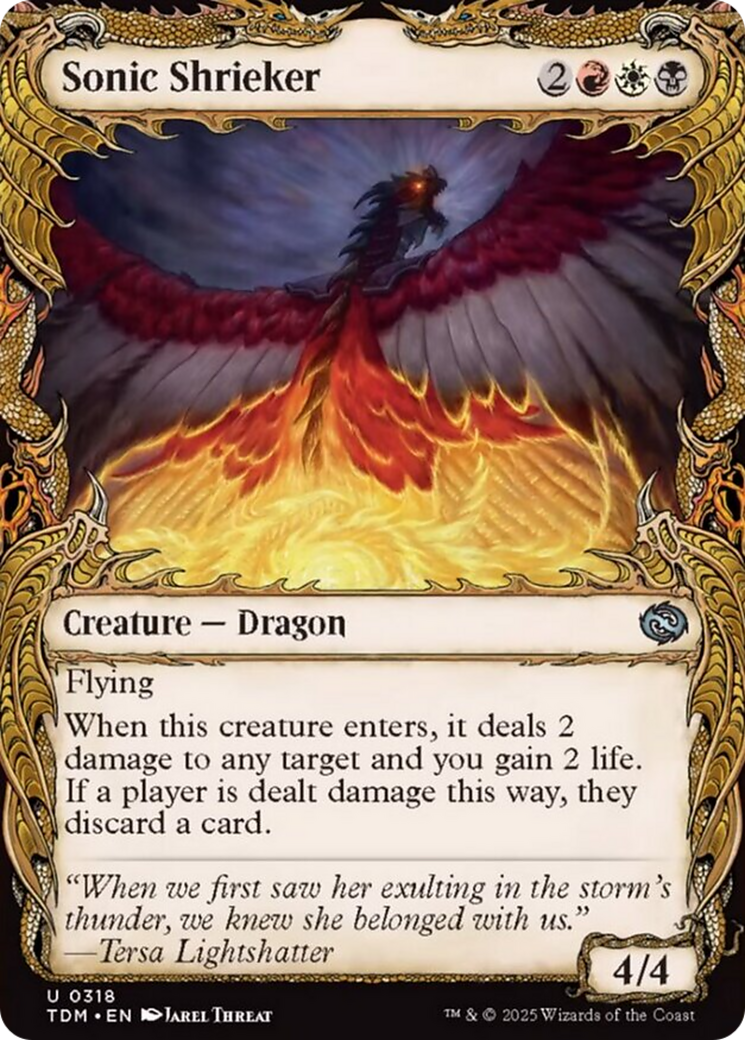 Sonic Shrieker (Showcase) [Tarkir: Dragonstorm] | Empire Gaming NC