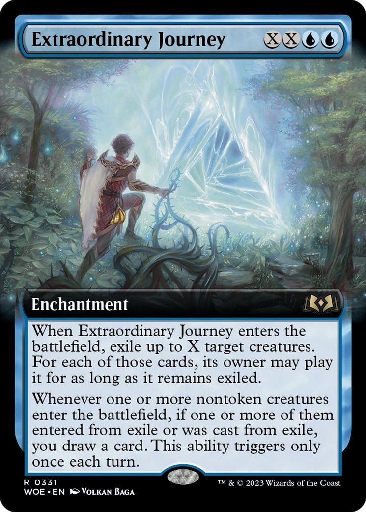 Extraordinary Journey (Extended Art) [Wilds of Eldraine] | Empire Gaming NC