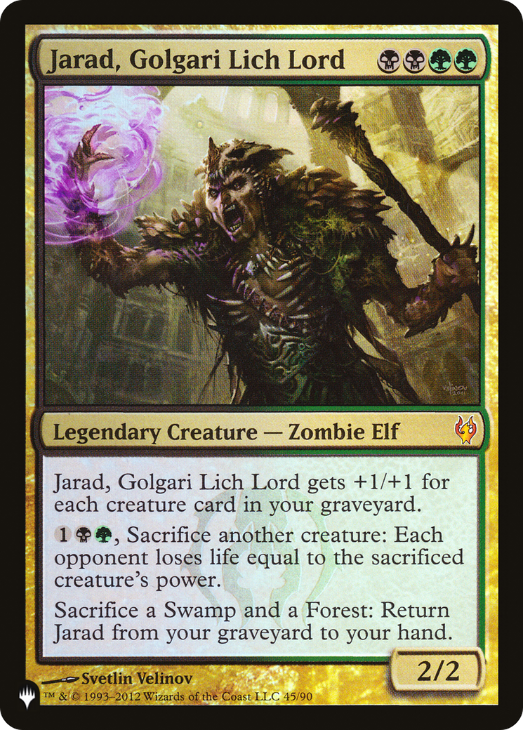 Jarad, Golgari Lich Lord [The List] | Empire Gaming NC