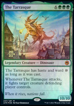 The Tarrasque [Dungeons & Dragons: Adventures in the Forgotten Realms Prerelease Promos] | Empire Gaming NC