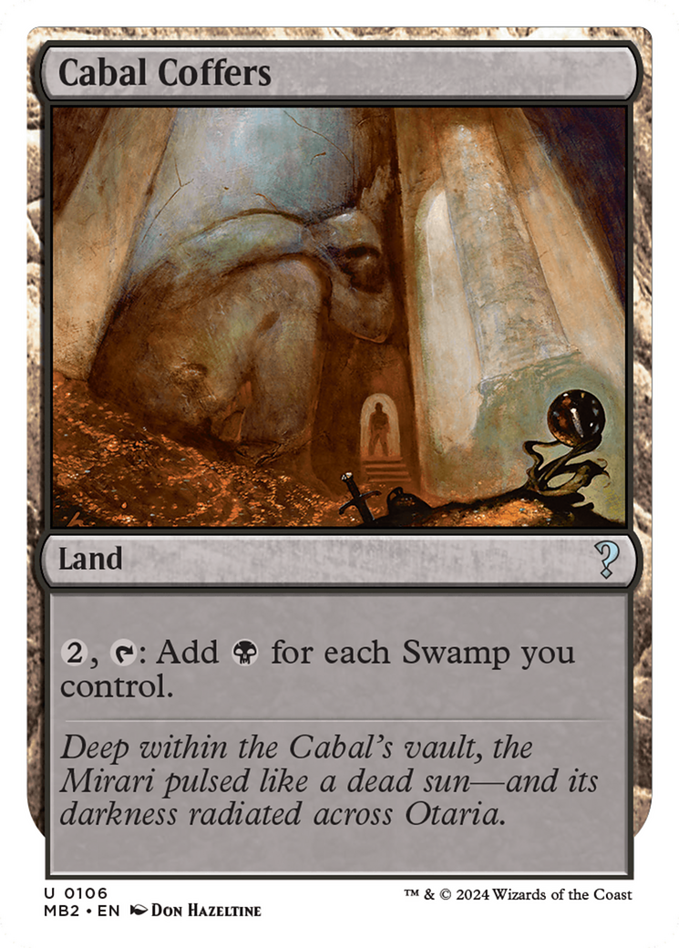 Cabal Coffers (White Border) [Mystery Booster 2] | Empire Gaming NC