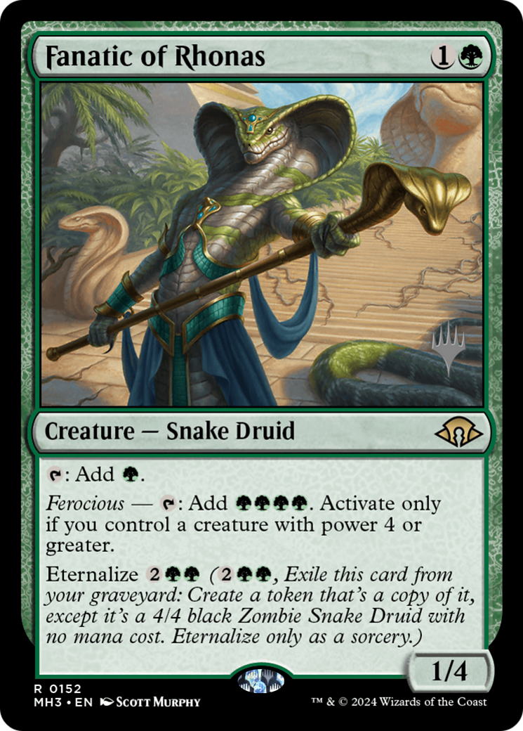 Fanatic of Rhonas [Lorwyn Eclipsed Promos] | Empire Gaming NC