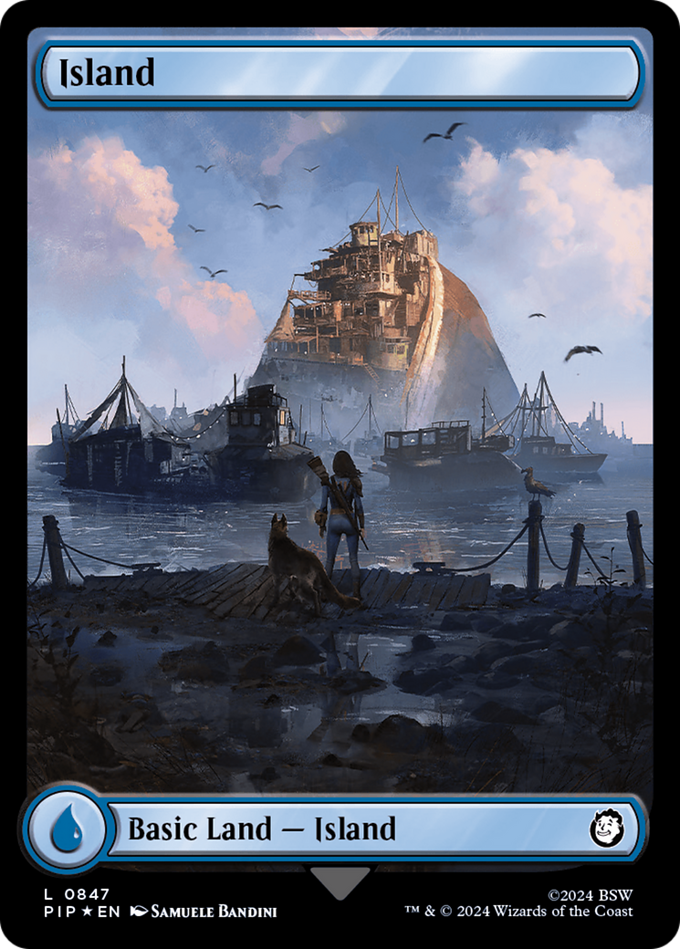 Island (0847) (Surge Foil) [Fallout] | Empire Gaming NC