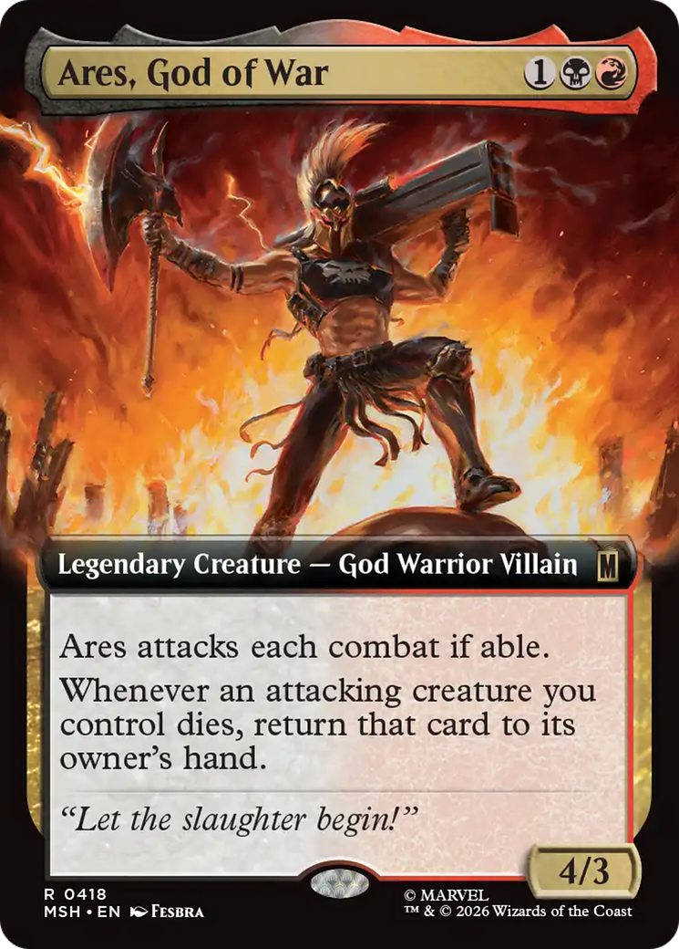 Ares, God of War (Extended Art) [Marvel Super Heroes] | Empire Gaming NC