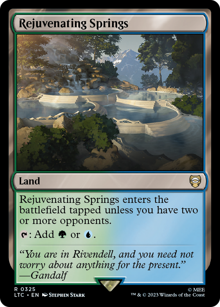 Rejuvenating Springs [The Lord of the Rings: Tales of Middle-Earth Commander] | Empire Gaming NC