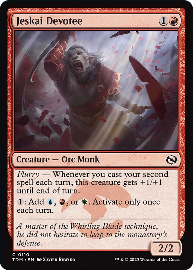 Jeskai Devotee [Tarkir: Dragonstorm] | Empire Gaming NC