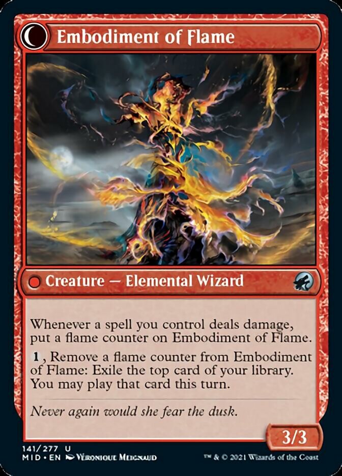 Flame Channeler // Embodiment of Flame [Innistrad: Midnight Hunt] | Empire Gaming NC