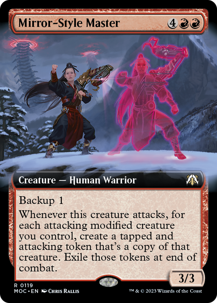 Mirror-Style Master (Extended Art) [March of the Machine Commander] | Empire Gaming NC