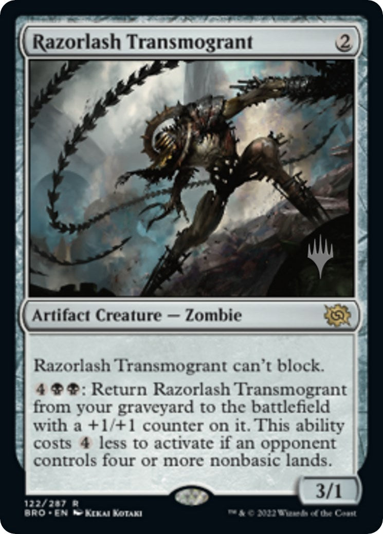 Razorlash Transmogrant (Promo Pack) [The Brothers' War Promos] | Empire Gaming NC