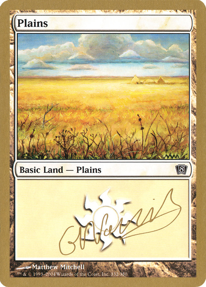 Plains (gn332) (Gabriel Nassif) [World Championship Decks 2004] | Empire Gaming NC