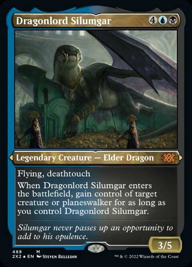 Dragonlord Silumgar (Foil Etched) [Double Masters 2022] | Empire Gaming NC