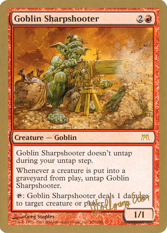 Goblin Sharpshooter (Wolfgang Eder) [World Championship Decks 2003] | Empire Gaming NC