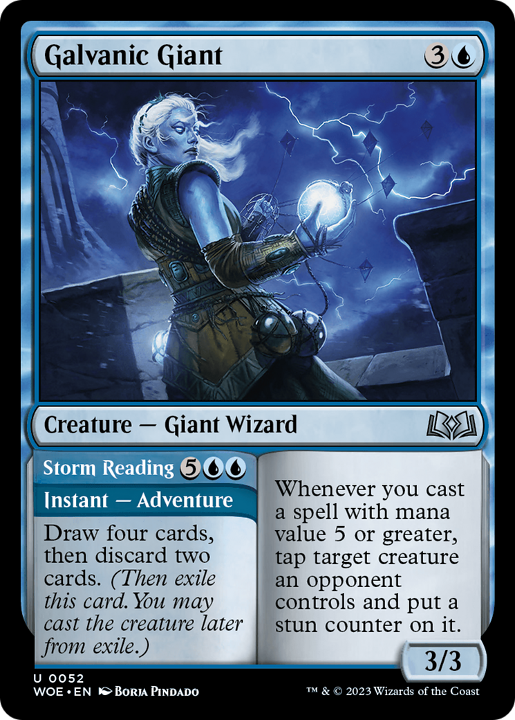 Galvanic Giant // Storm Reading [Wilds of Eldraine] | Empire Gaming NC