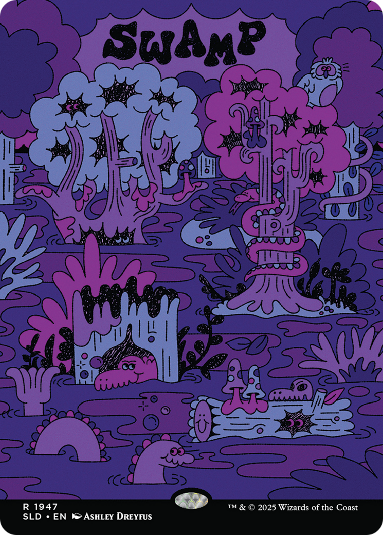 Swamp (1947) (Rainbow Foil) [Secret Lair Drop Series] | Empire Gaming NC