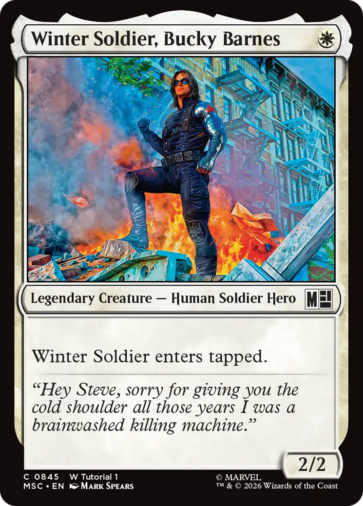 Winter Soldier, Bucky Barnes (0845) [Marvel Super Heroes Commander] | Empire Gaming NC