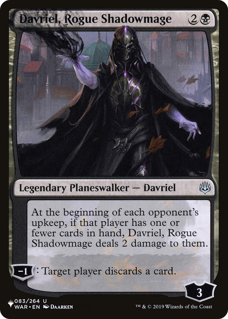 Davriel, Rogue Shadowmage [The List] | Empire Gaming NC