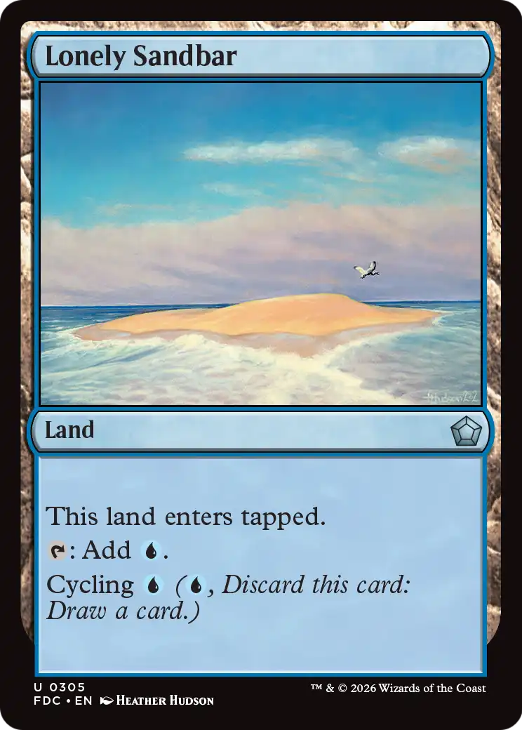 Lonely Sandbar [Foundations Commander] | Empire Gaming NC