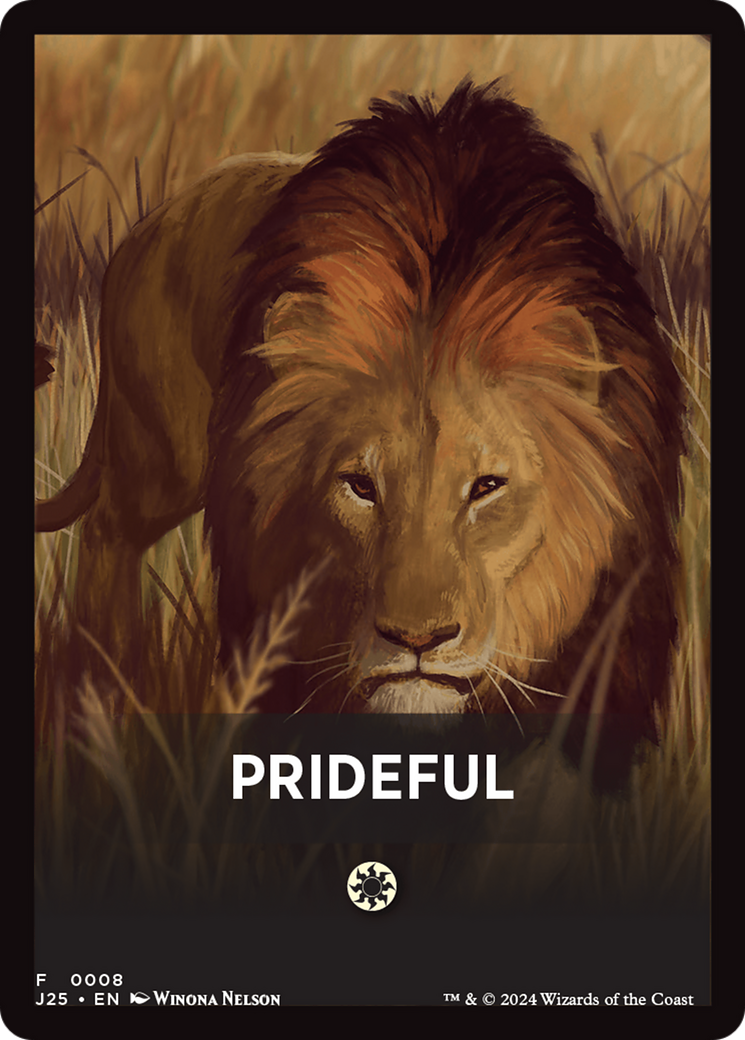 Prideful Theme Card [Foundations Jumpstart Front Cards] | Empire Gaming NC