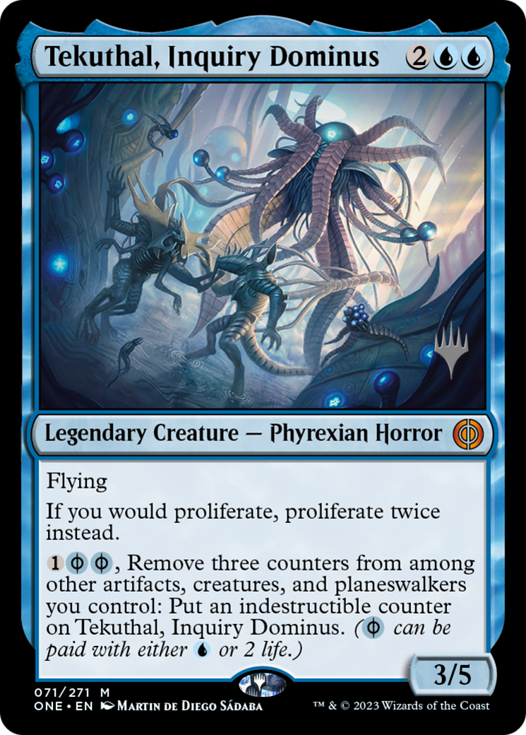 Tekuthal, Inquiry Dominus (Promo Pack) [Phyrexia: All Will Be One Promos] | Empire Gaming NC