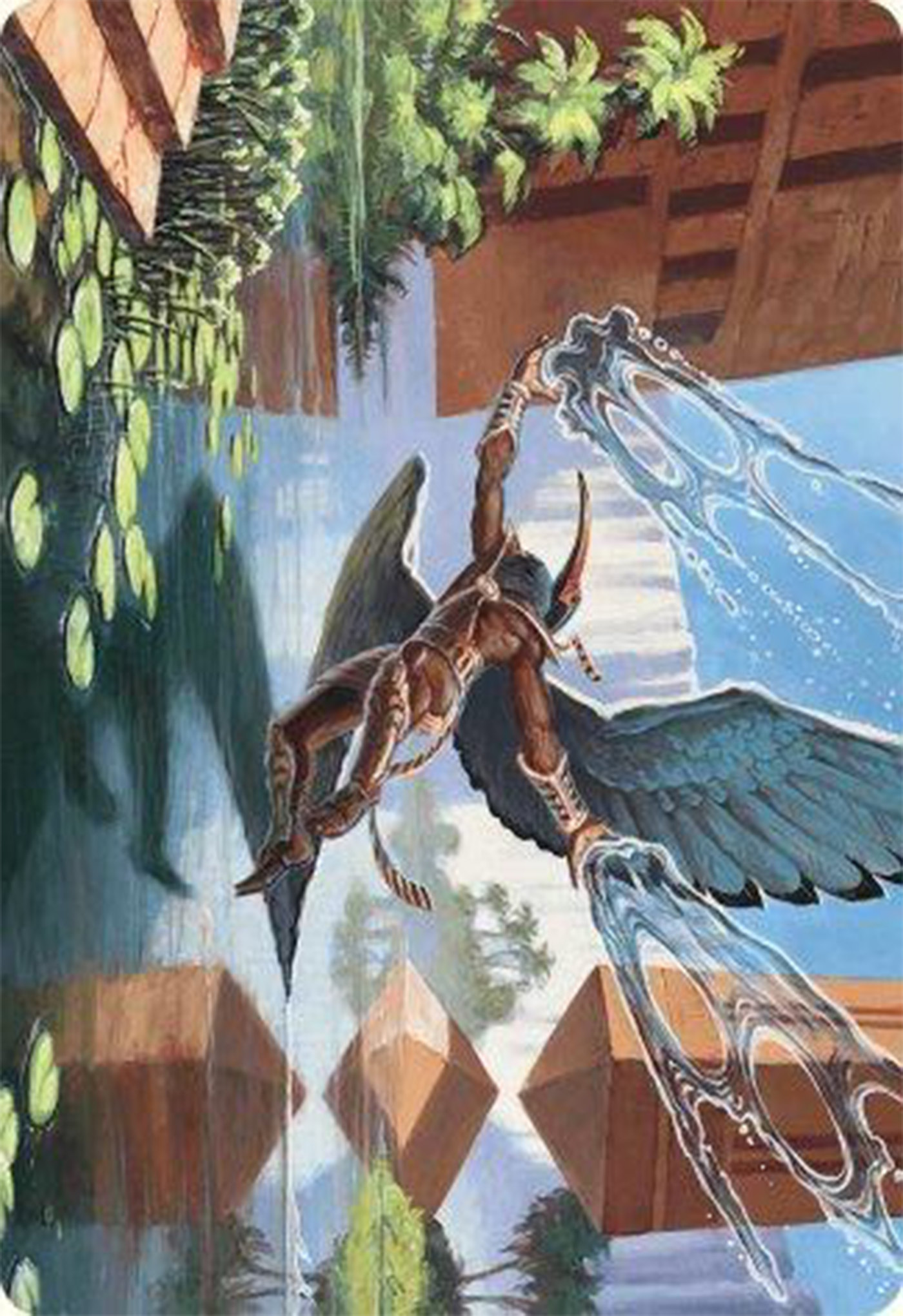 Nadu, Winged Wisdom Art Card [Modern Horizons 3 Art Series] | Empire Gaming NC