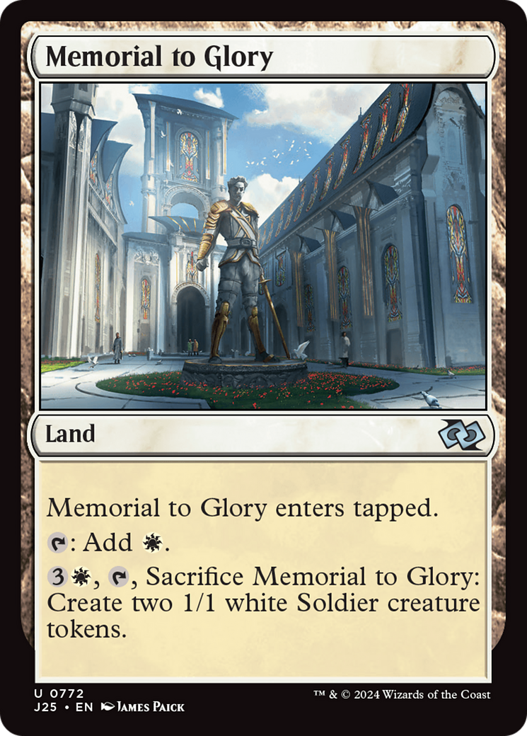 Memorial to Glory [Foundations Jumpstart] | Empire Gaming NC