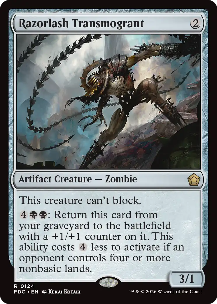 Razorlash Transmogrant [Foundations Commander] | Empire Gaming NC
