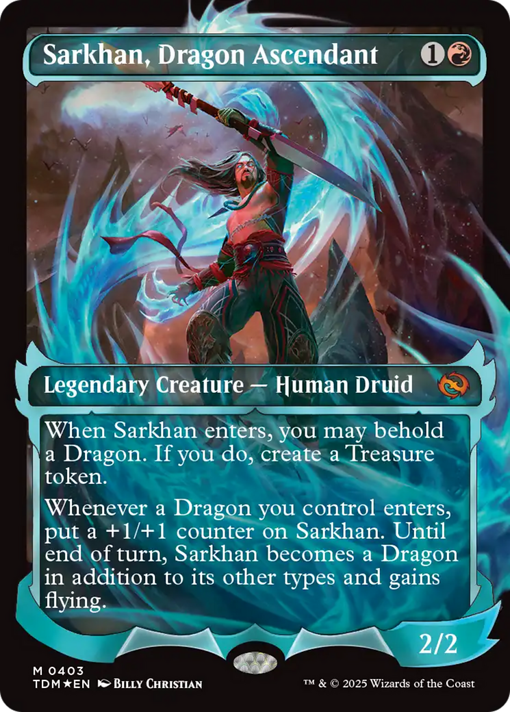 Sarkhan, Dragon Ascendant (0403) (Showcase) [Tarkir: Dragonstorm] | Empire Gaming NC